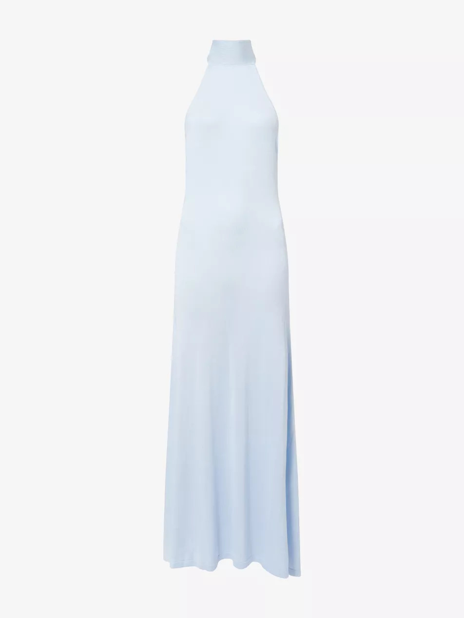 Cascade Backless Woven Maxi Dress | Selfridges