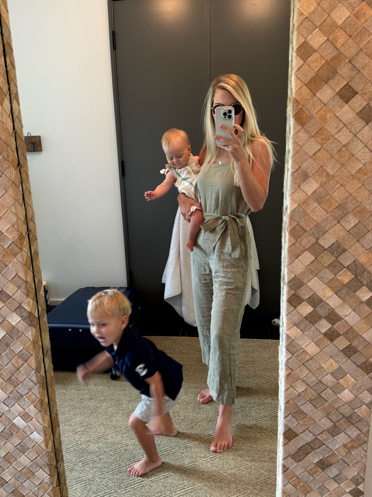 Linen rompers 