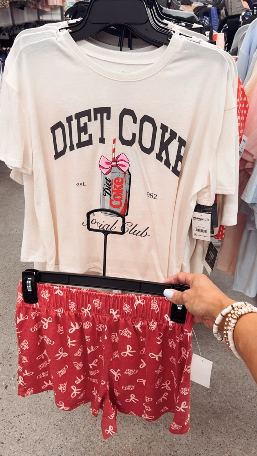 Cute spring style pajamas, Diet Coke pajamas, Walmart pajama finds, spring break style, Diet Coke, Walmart  

#LTKSaleAlert #LTKSeasonal #LTKmorningroutine