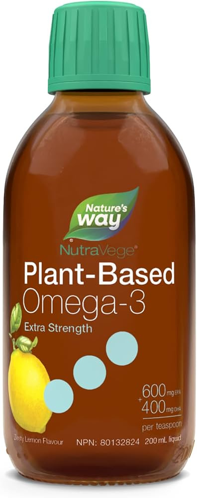 Nature's Way NutraVege Plant-based Omega 3 Supplement, Extra Strength Formula, Vegetarian, EPA + ... | Amazon (CA)
