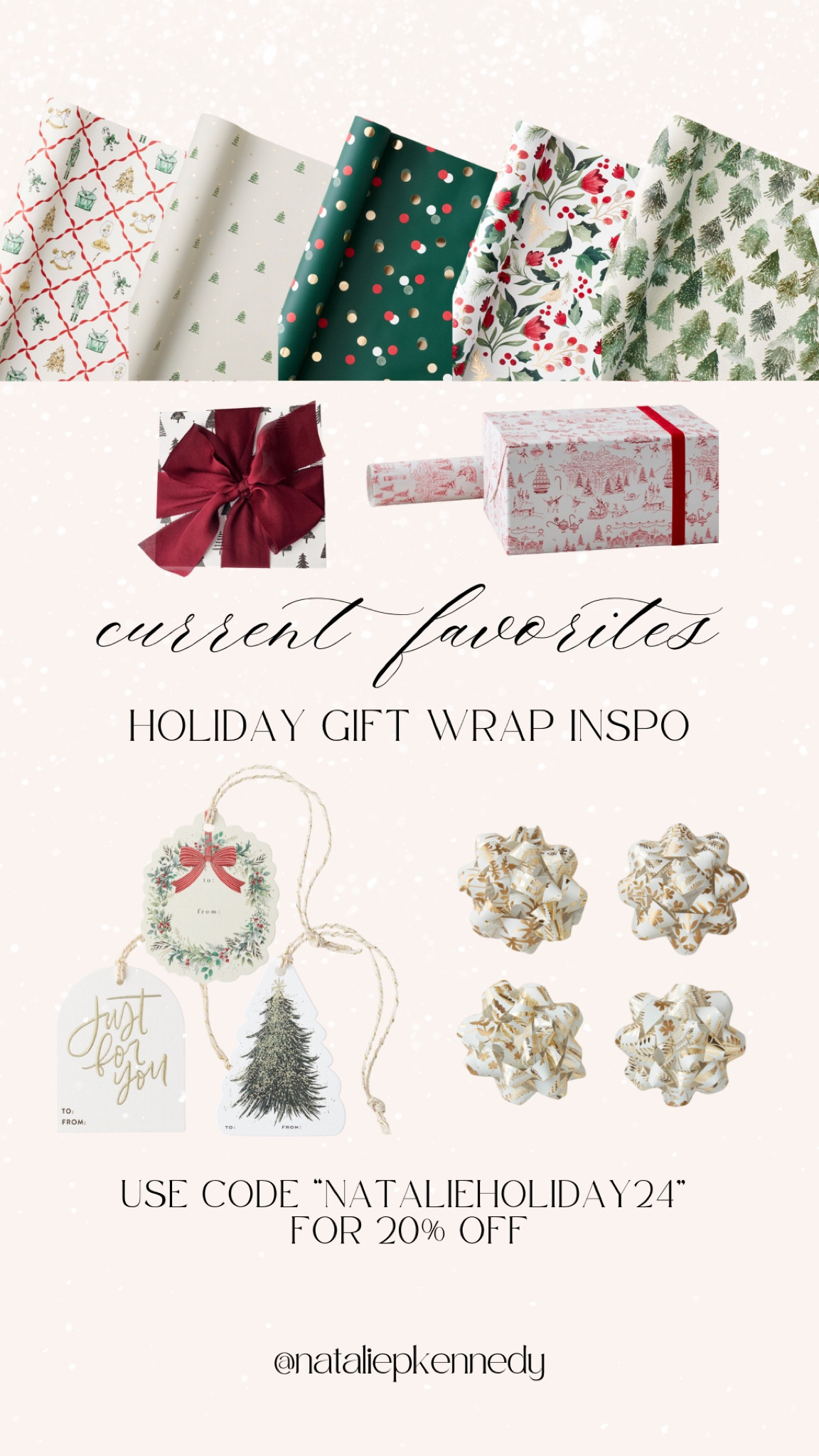 Holiday Gift Wrap Inspo: my current favorites 🎁 

#LTKSeasonal #LTKHoliday #LTKGiftGuide