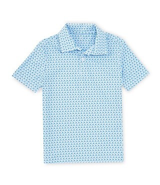 Class Club Little Boys 2T-7 Short Sleeve Synthetic Swordfish Print Polo Shirt | Dillard's | Dillard's