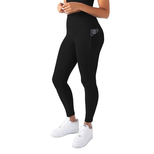 YITTY Active Women's UltraLuxe High-Waist Pocket Legging, Athleisure, 4-Way-Stretch, Iconic Black, XXL, Regular | Amazon (US)