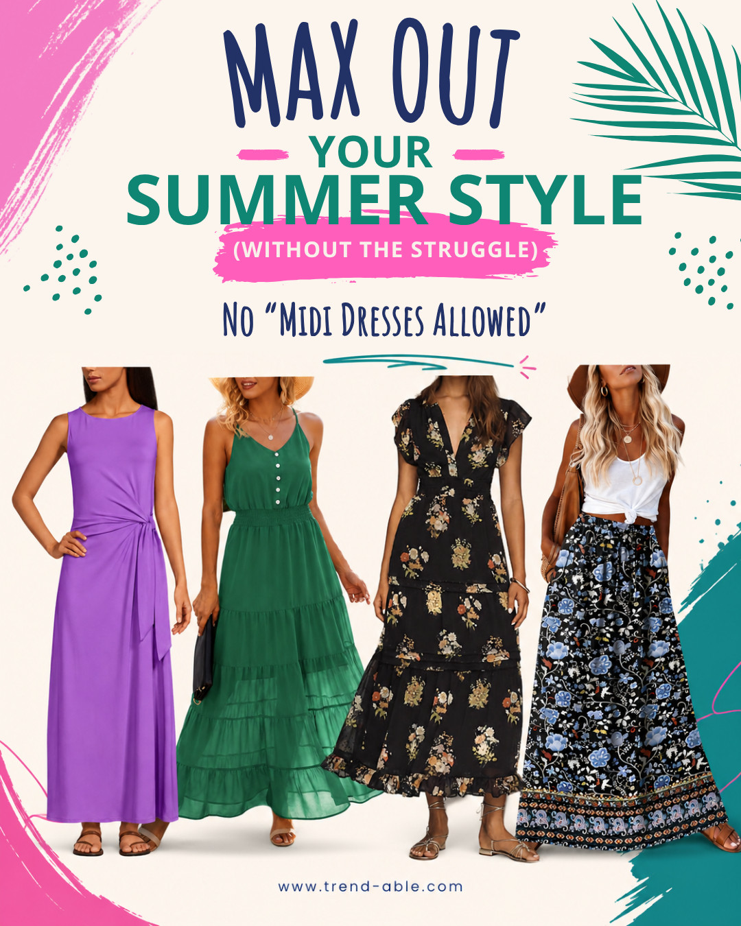 Max out your summer style—without the struggle!
No midi dresses allowed! These easy pull-on maxi dresses and skirts are perfect for staying cool, comfortable, and effortlessly stylish. Plus, if you wear leg braces & choose to cover them, these do the trick!💗

#ComfortableFashion #AFO #TrendAble #disabilitystyle #afofashion

#LTKootd #LTKSeasonal #LTKWorkwear