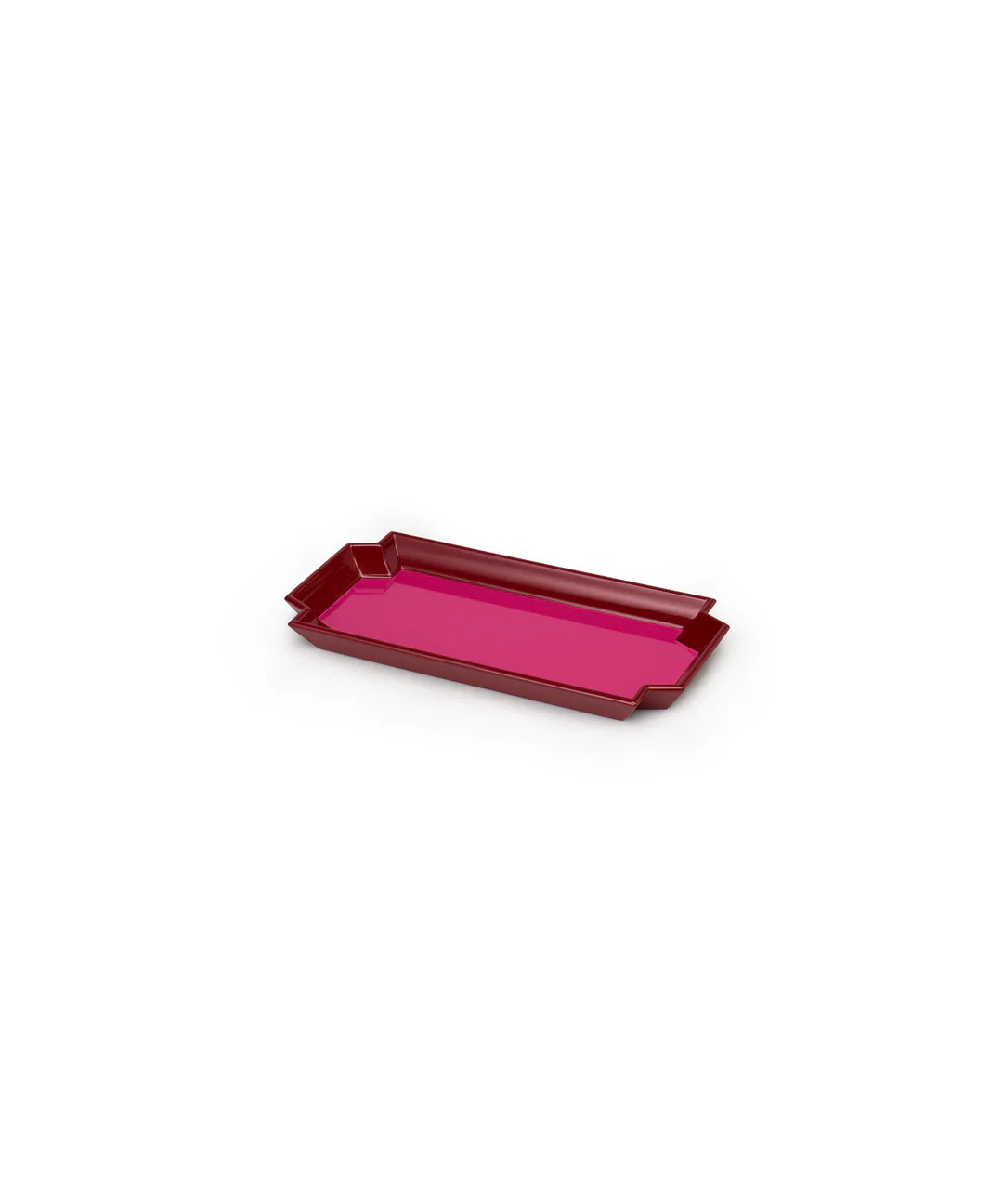 Small Jean Tray - Bordeaux Red / Fuchsia Pink | Paloma & Co.