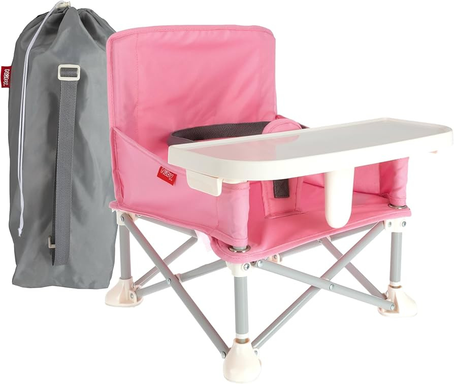 Nuby Easy Go Pop-Up Booster Seat with Removable Tray - 6+ Months - Portable Booster Seat for Floo... | Amazon (US)