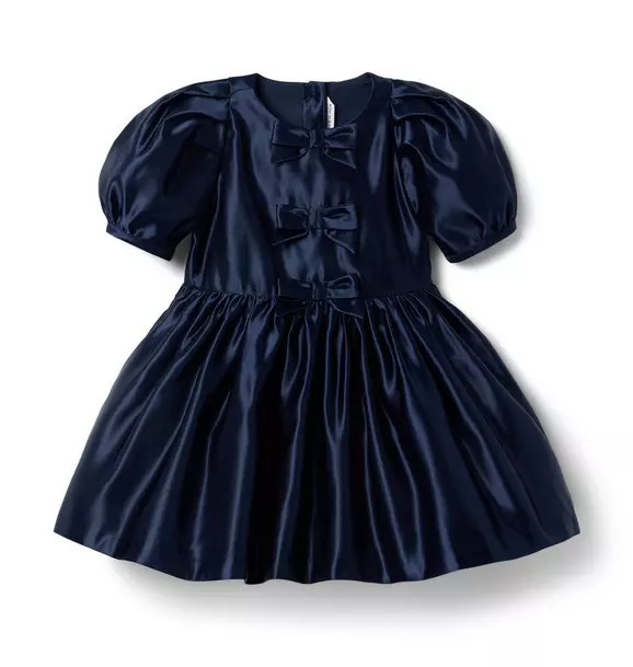 The Satin Bow Dress | Janie and Jack