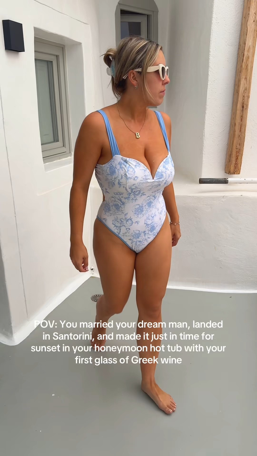 Use code Britta15 for 15% off on orders $70+ 

Greece swimsuit
One piece swimsuit
Vacation outfit 
Greece vacation outfits 
Blue and white floral swimsuit
Cupshe swimwear
One piece swimsuit with tie in the back

#LTKMidsize #LTKootd #LTKTravel