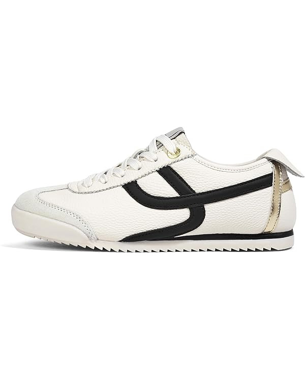 LUCKY STEP Women's Retro Fashion Sneakers Thin Sole Casual Walking Lightweight Tennis Trainers Ru... | Amazon (CA)
