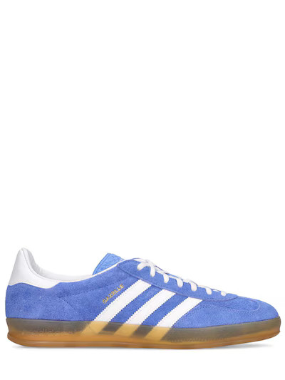 Adidas Originals - Gazelle indoor sneakers - Blufus/Ftwwht | Luisaviaroma | Luisaviaroma