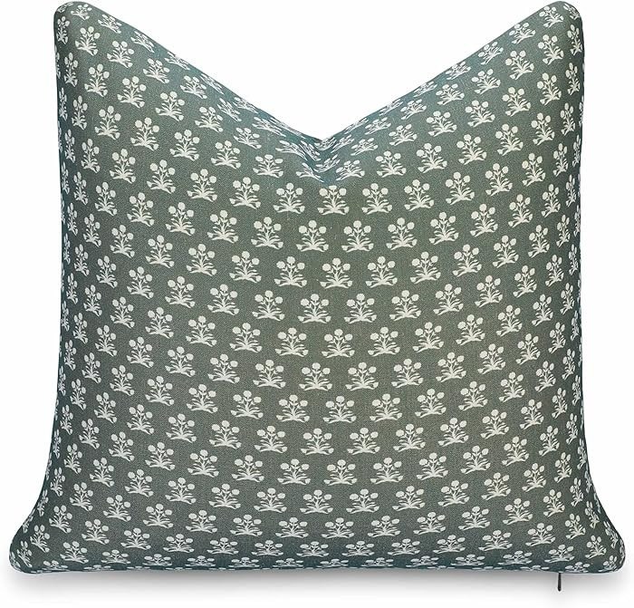 Crumbs Home Modern Farmhouse California Casual Indoor Outdoor Throw Pillow Cover, 22"x22" Water R... | Amazon (US)