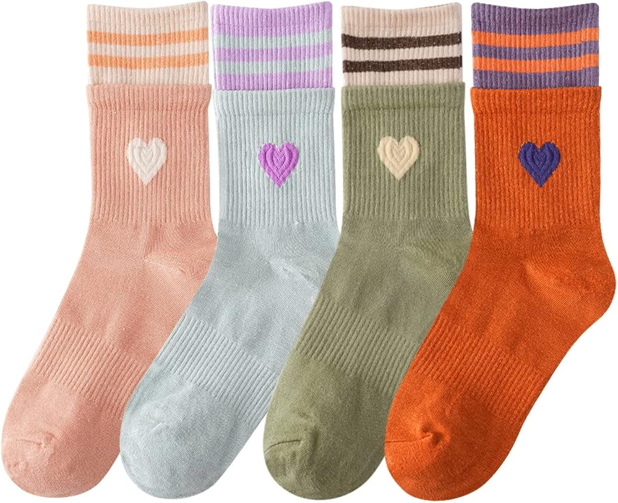 IIG Women's Fashion Cute Cotton Socks Novelty Funny Above Ankle Crew Socks Holiday Gifts for Wome... | Amazon (US)