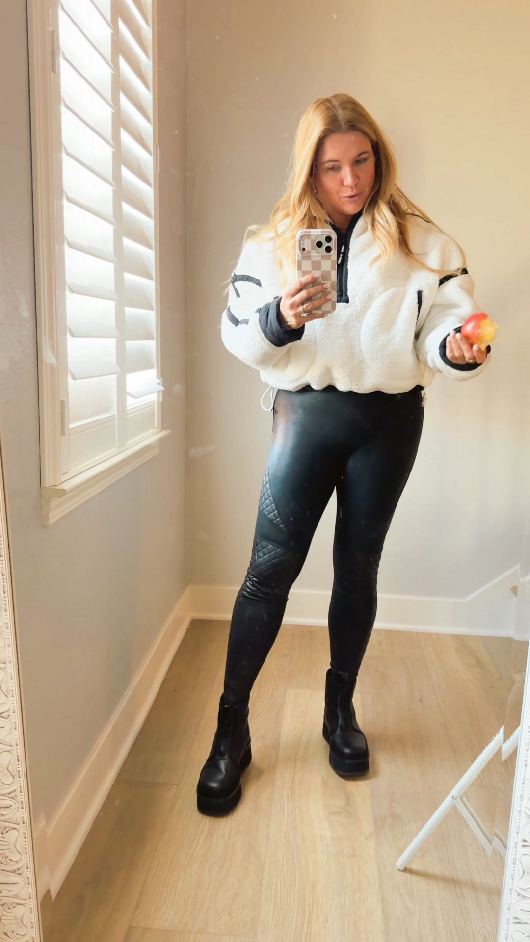 If you’re a mom and don’t own these yet… you’re missing out.

I’ve worn these compression leggings for FIVE years straight. They smooth, sculpt, and hold everything in without feeling stiff. The fleece-lined version is a game changer for winter — same sleek look, extra warmth.
If in between, size up‼️ I have the size small.

The oversized fleece jacket is my throw-on essential for the past 2 years — cozy, structured, and elevated enough to not look sloppy.

This combo is comfy, flattering, and winter-proof.

Wearing XS‼️

Linked for you below 🤍


#LTKmomlife #LTKOver40 #LTKdayinmylife