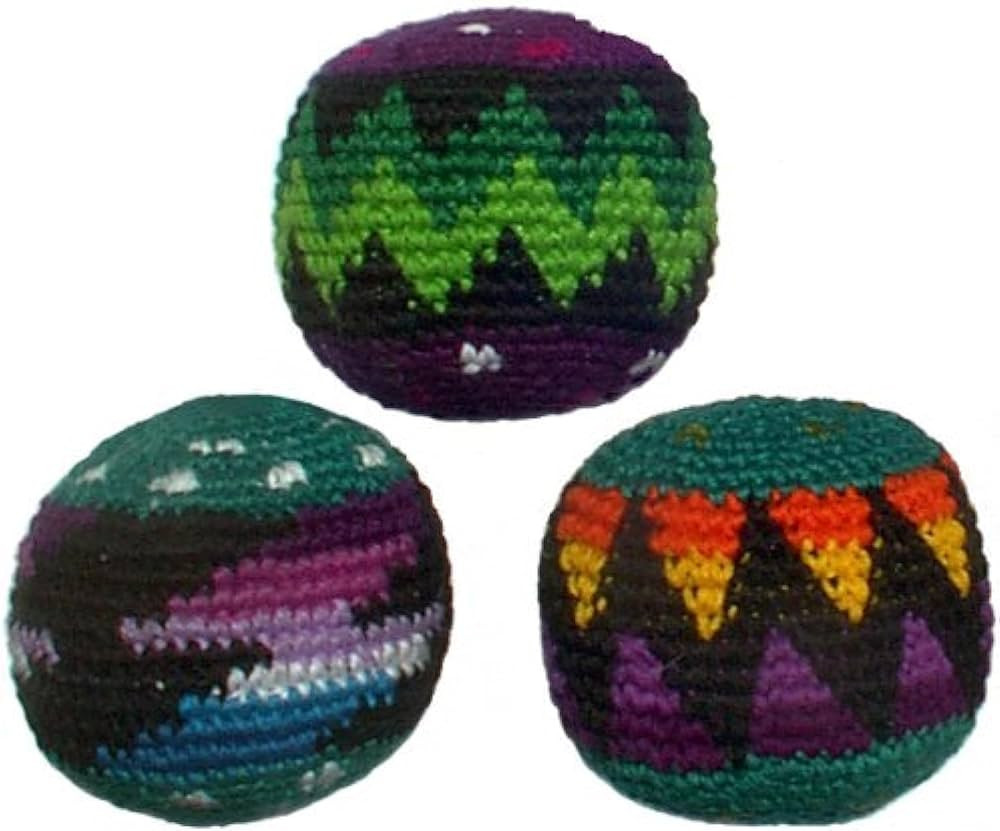 Set of 3 Hacky Sacks, Assorted Colors | Amazon (US)
