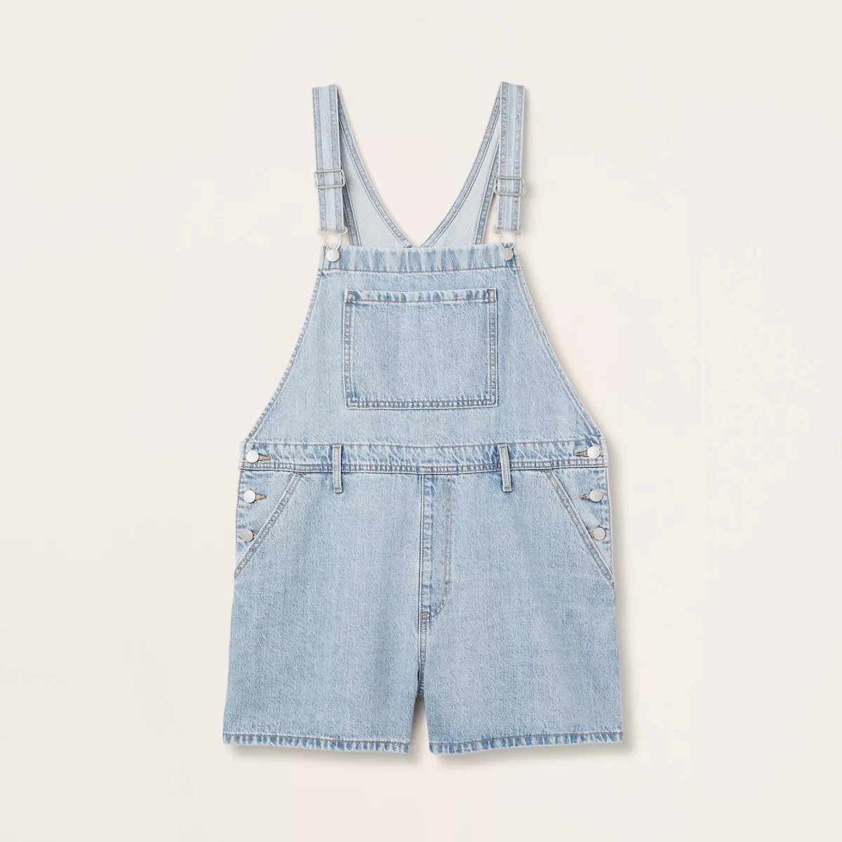 Women's Denim Shortalls - Parke x Target Light Wash M | Target