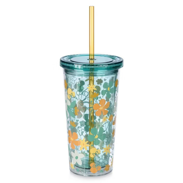 Disney Mickey Mouse & Friends 19.5oz Plastic Straw Tumbler - Disney store | Target