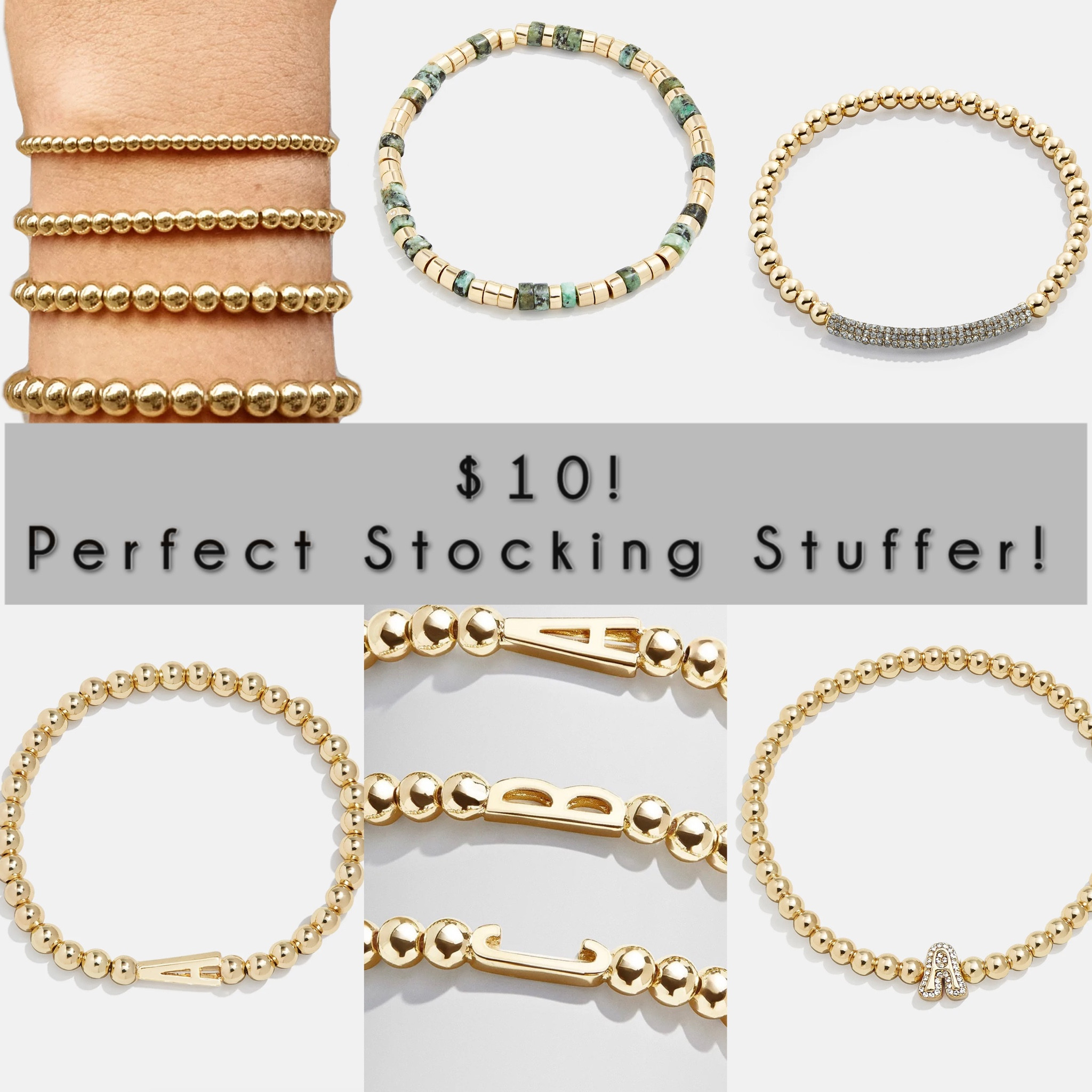Perfect stocking stuffer idea or gift idea for $10! 
Baublebar pisa bracelets only $10! 

#LTKunder50 #LTKGiftGuide #LTKsalealert