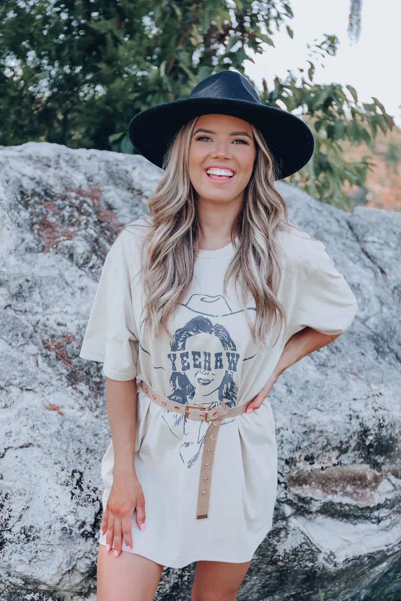 Yeehaw Cowgirl Graphic Tee | Whiskey Darling Boutique