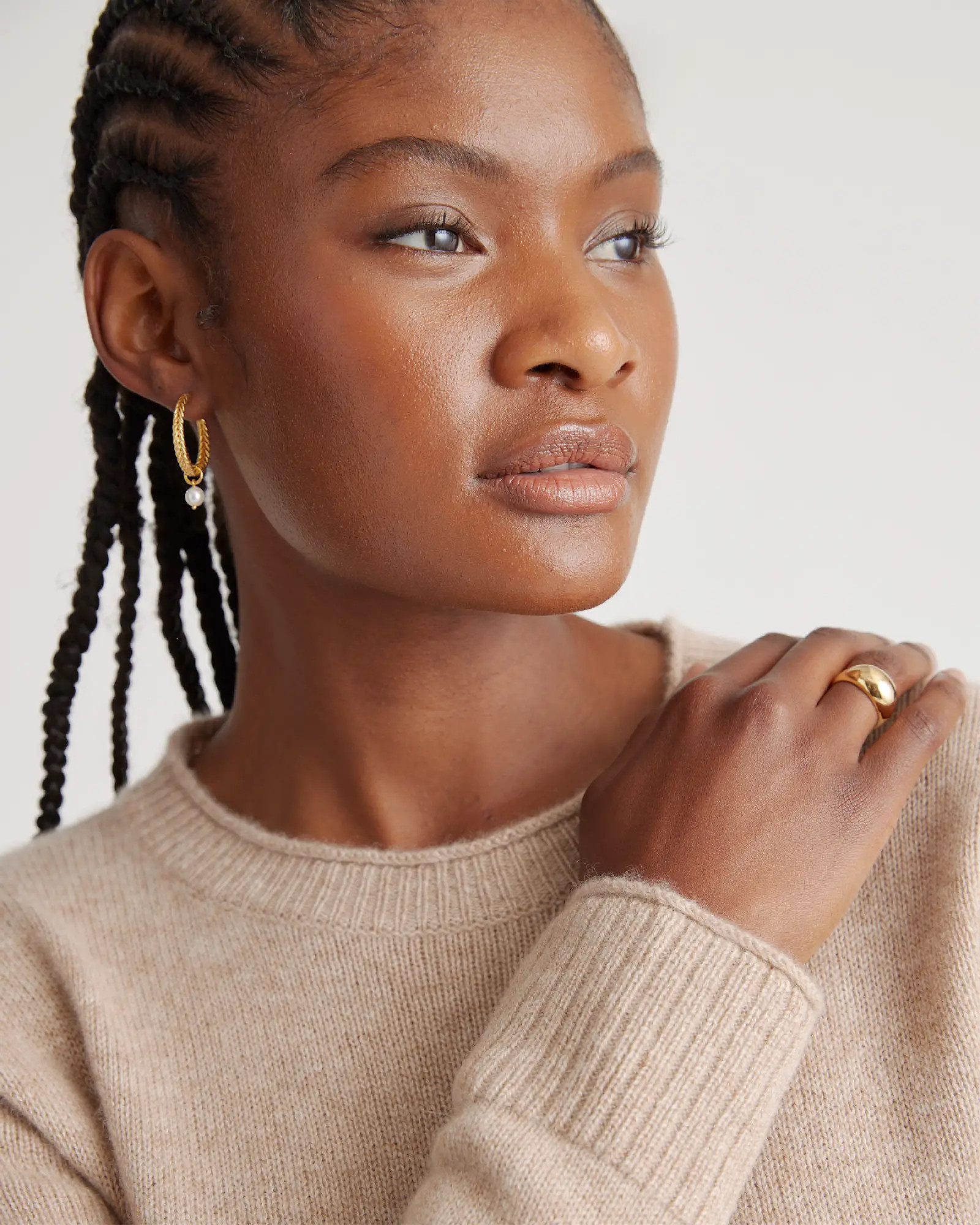 Mongolian Cashmere Boxy Crewneck Sweater | Quince