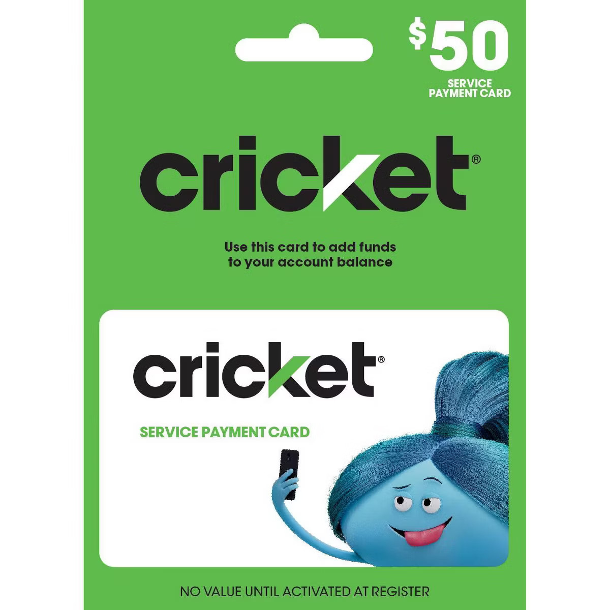 Cricket Wireless Service Payment Card (Email Delivery) | Target