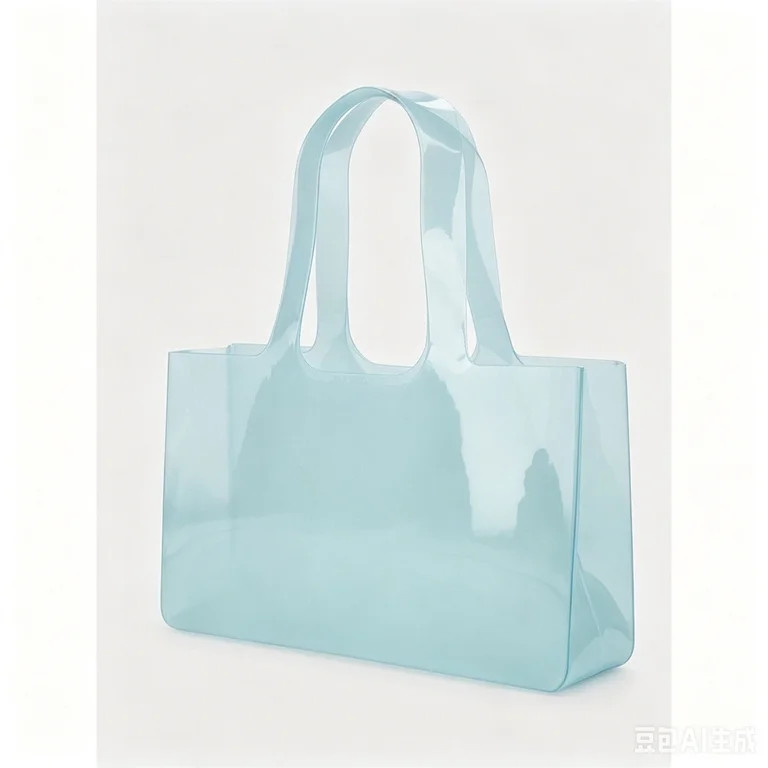 JWZZYD Women's Jelly Tote Bag, Blue Glitter Transparent PVC Shoulder Bag, Waterproof Clear Tote P... | Walmart (US)