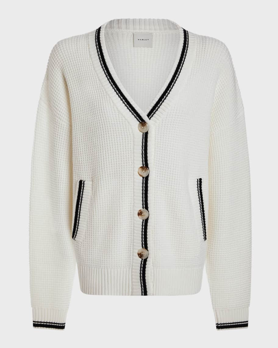 Coniston Waffle Knit Cardigan | Neiman Marcus