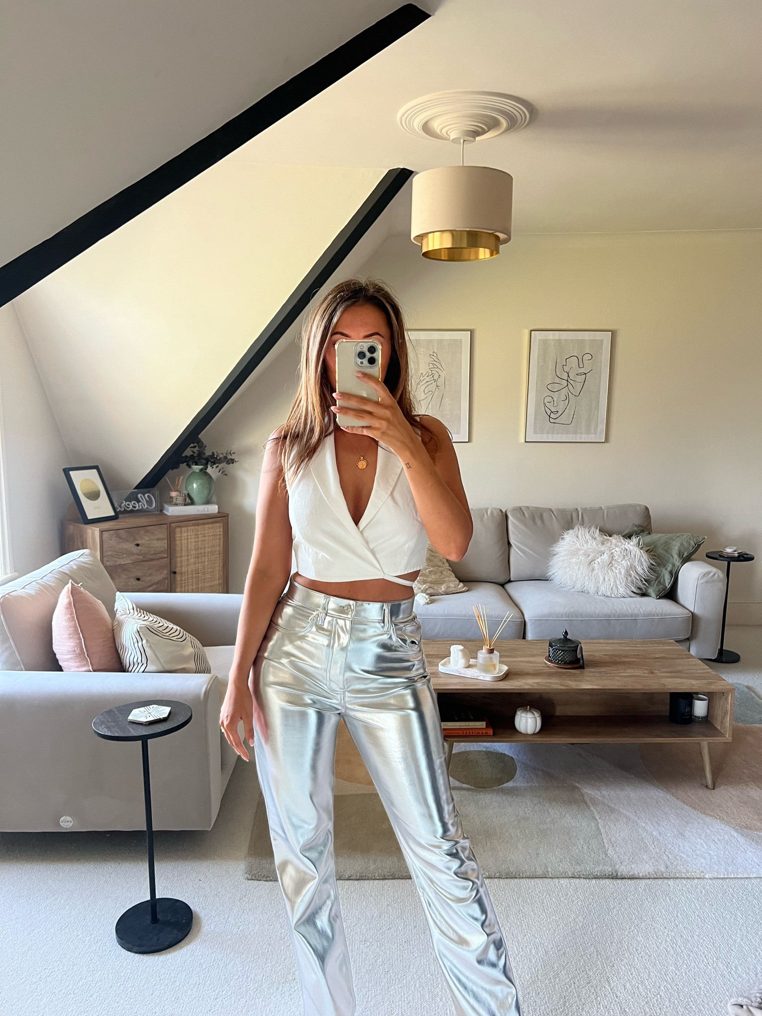 Party pants 🪩 finding the perfect pair of metallic trousers was no easy task but finally the search is over with these ones from Abercrombie

#LTKfindsunder50 #LTKeurope #LTKstyletip