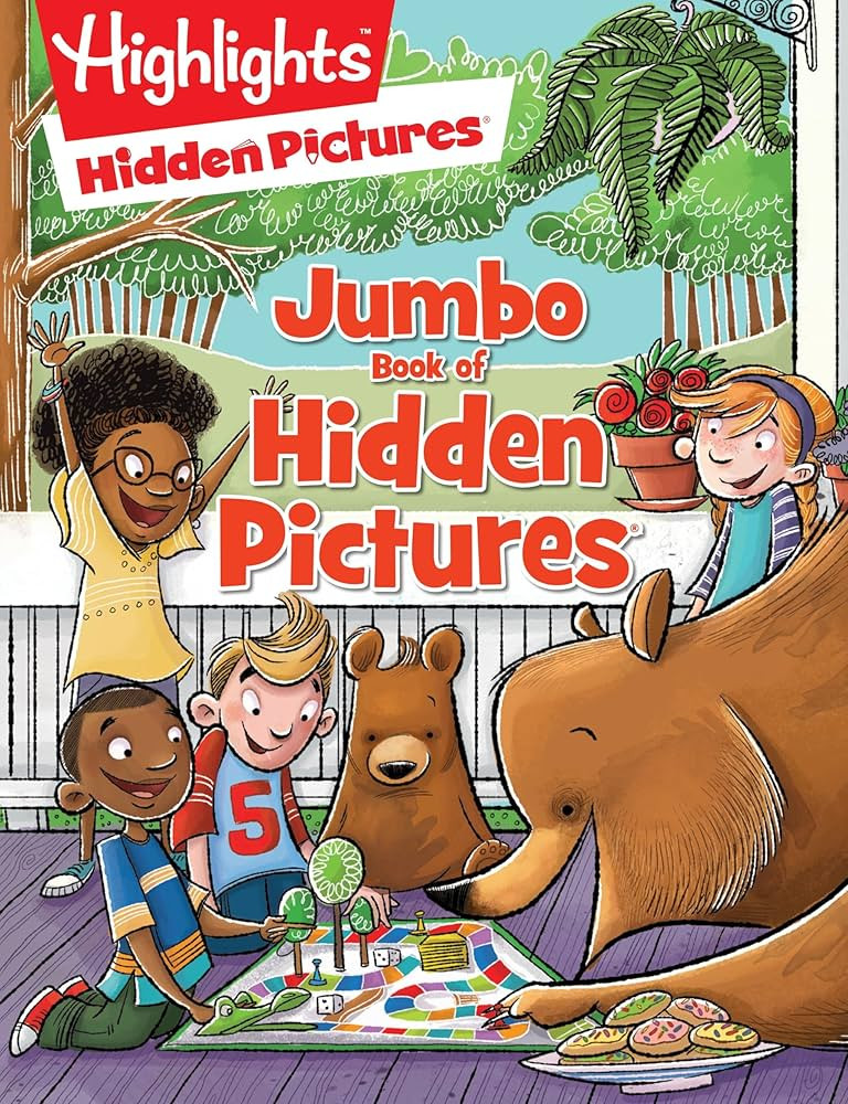 Jumbo Book of Hidden Pictures: Jumbo Activity Book, 200+ Seek-and-Find Puzzles, Classic Black and... | Amazon (US)