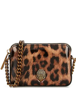 Kurt Geiger London Kensington Micro Cheetah Print Camera Crossbody Bag | Dillard's | Dillard's