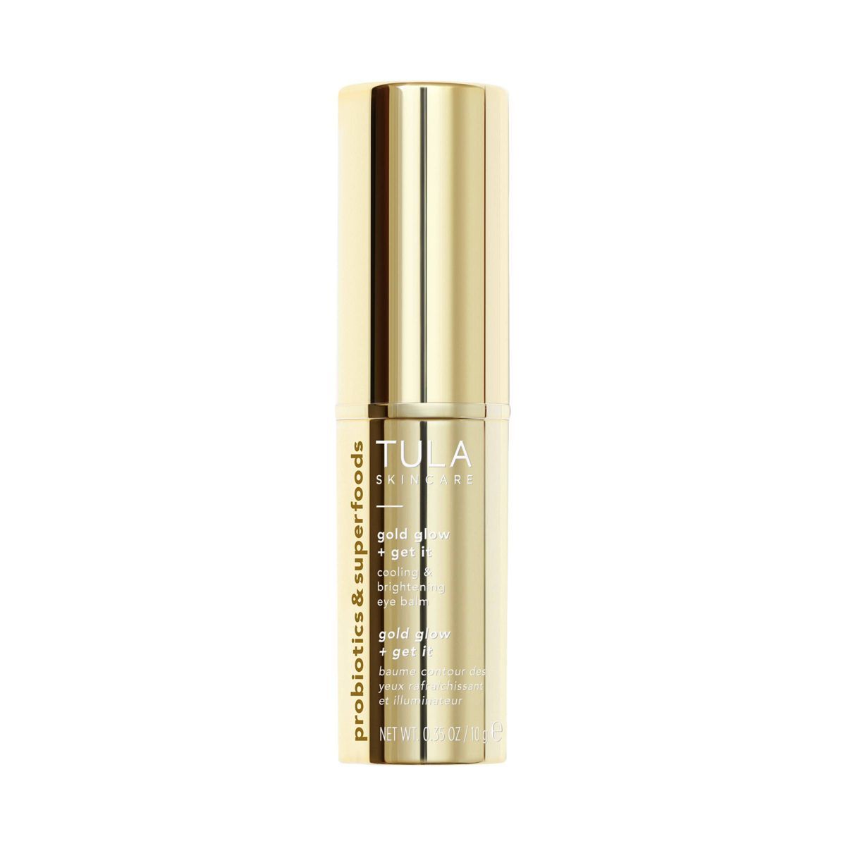 TULA SKINCARE Gold Glow + Get It Cooling & Brightening Eye Balm - 0.35oz - Ulta Beauty | Target