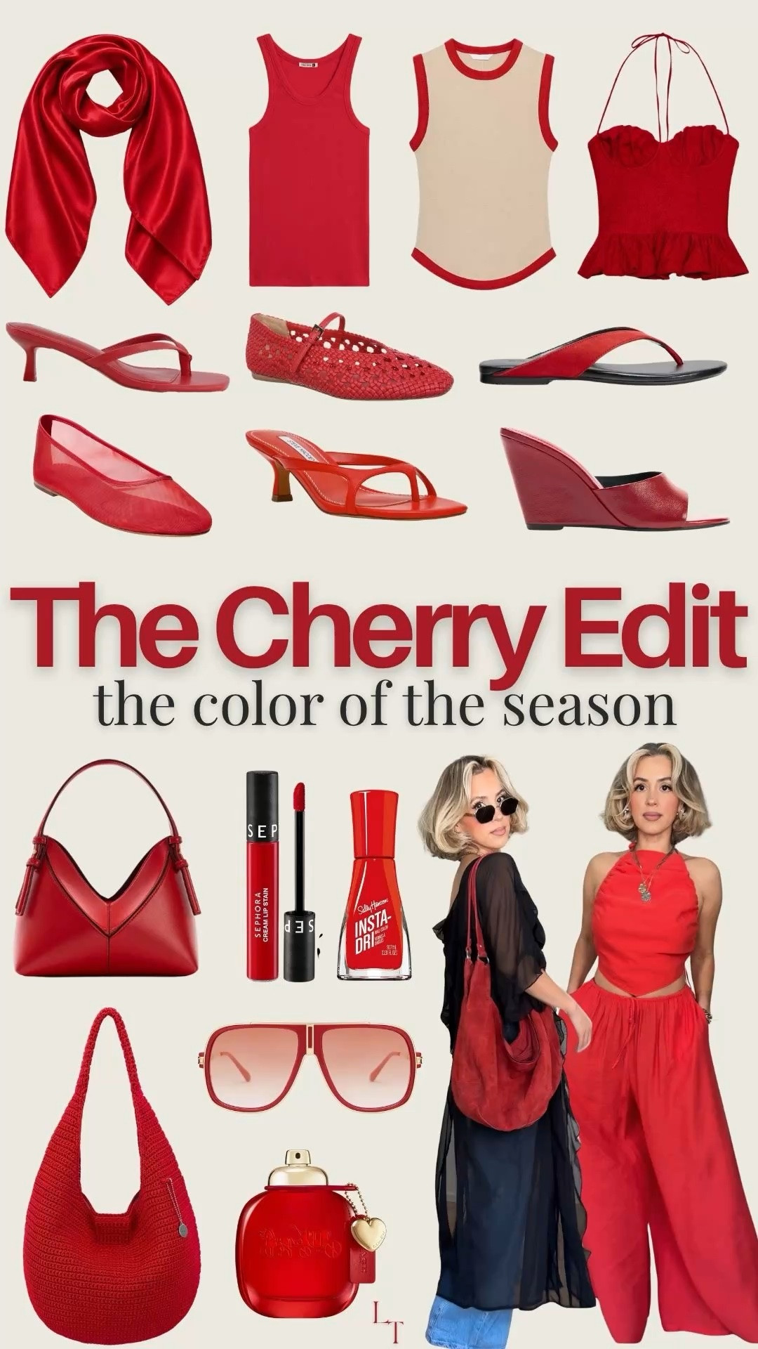 Cherry red is the color of the season 🍒❤️

#LTKgrwm #LTKootd #LTKTravel