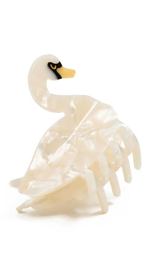 Loeffler Randall Women's Swan Clip, Pearl Resin, Off White, One Size | Amazon (US)
