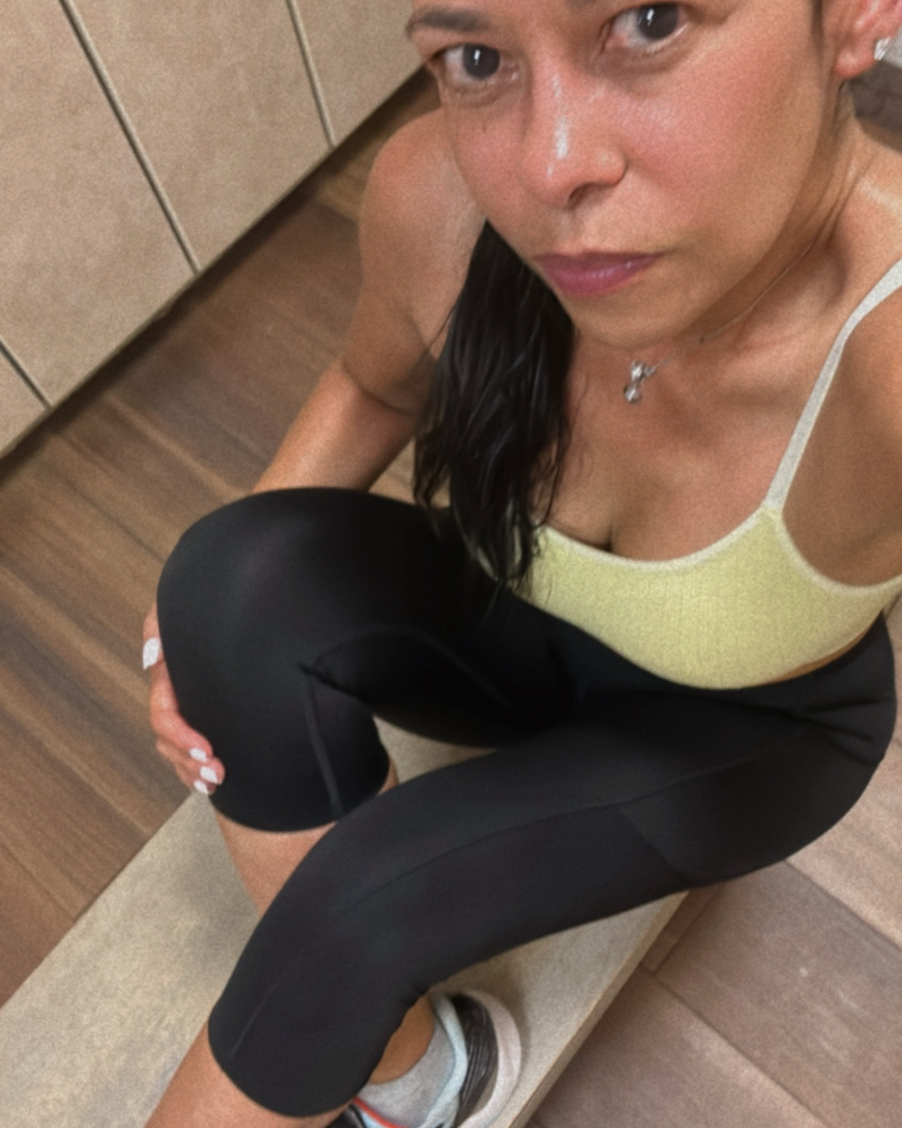 Workout leggings - running shoes - socks 

#LTKActive #LTKFitness #LTKShoeCrush