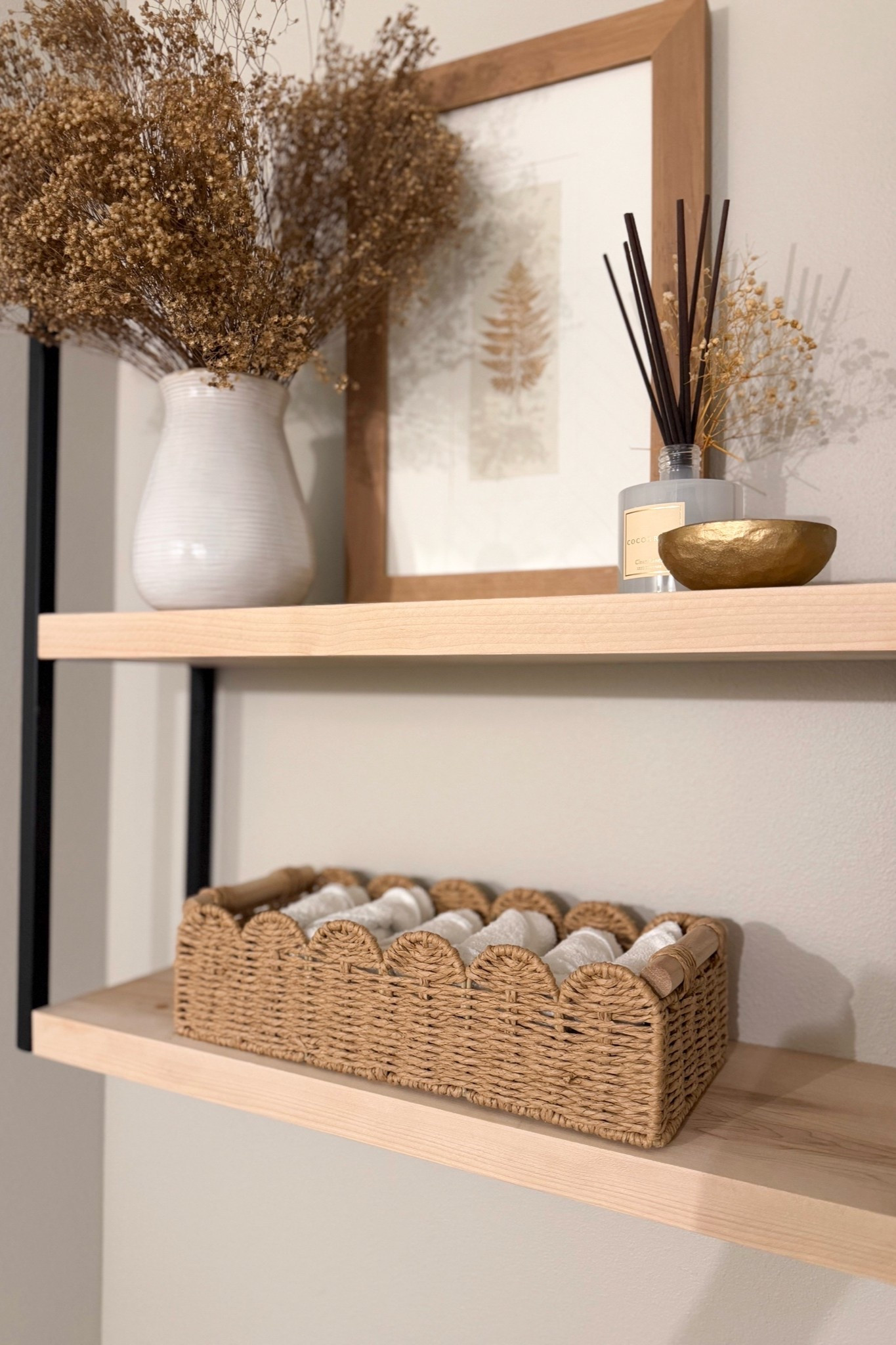 Found the cutest scalloped basket for the bathroom!

#LTKSeasonal #LTKHome