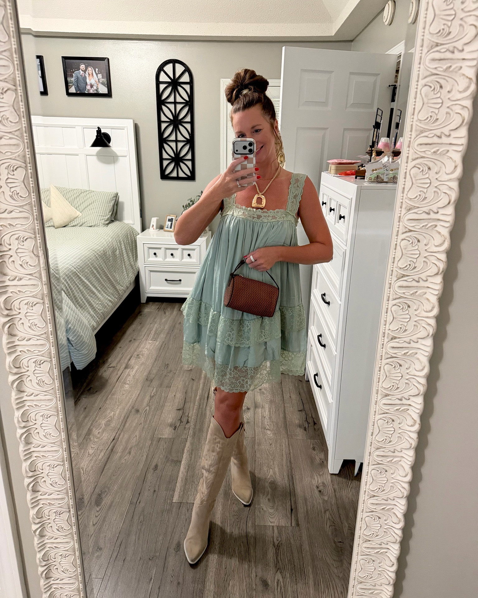 DRESS UP or DOWN?! 🤍✨ 

Just got this lace trimmed slip dress in and I’m in love and ready to order it in other colors! 

It’s super classic and I’m all about being able to wear something multiple times for different occasions. 

I’m 5’7” wearing the medium and technically could’ve gone with a small! It’s not sheer but is lightweight enough to flow freely. Will be a great transition into fall because you can throw a cute cardigan or jacket over it! 🍁

I’ve tagged everything I could! 🔗

#LTKmomlife #LTKgrwm #LTKootd