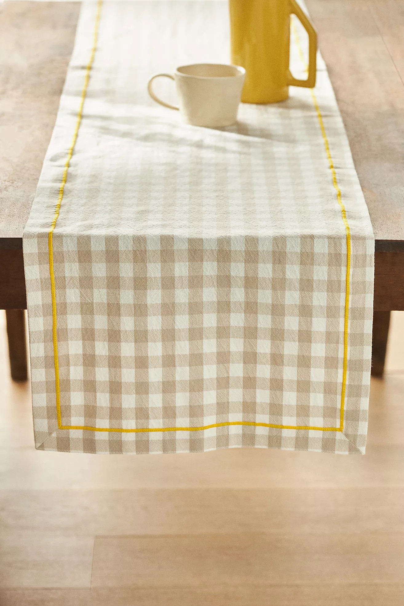 Ginny Gingham Table Runner | Anthropologie (US)