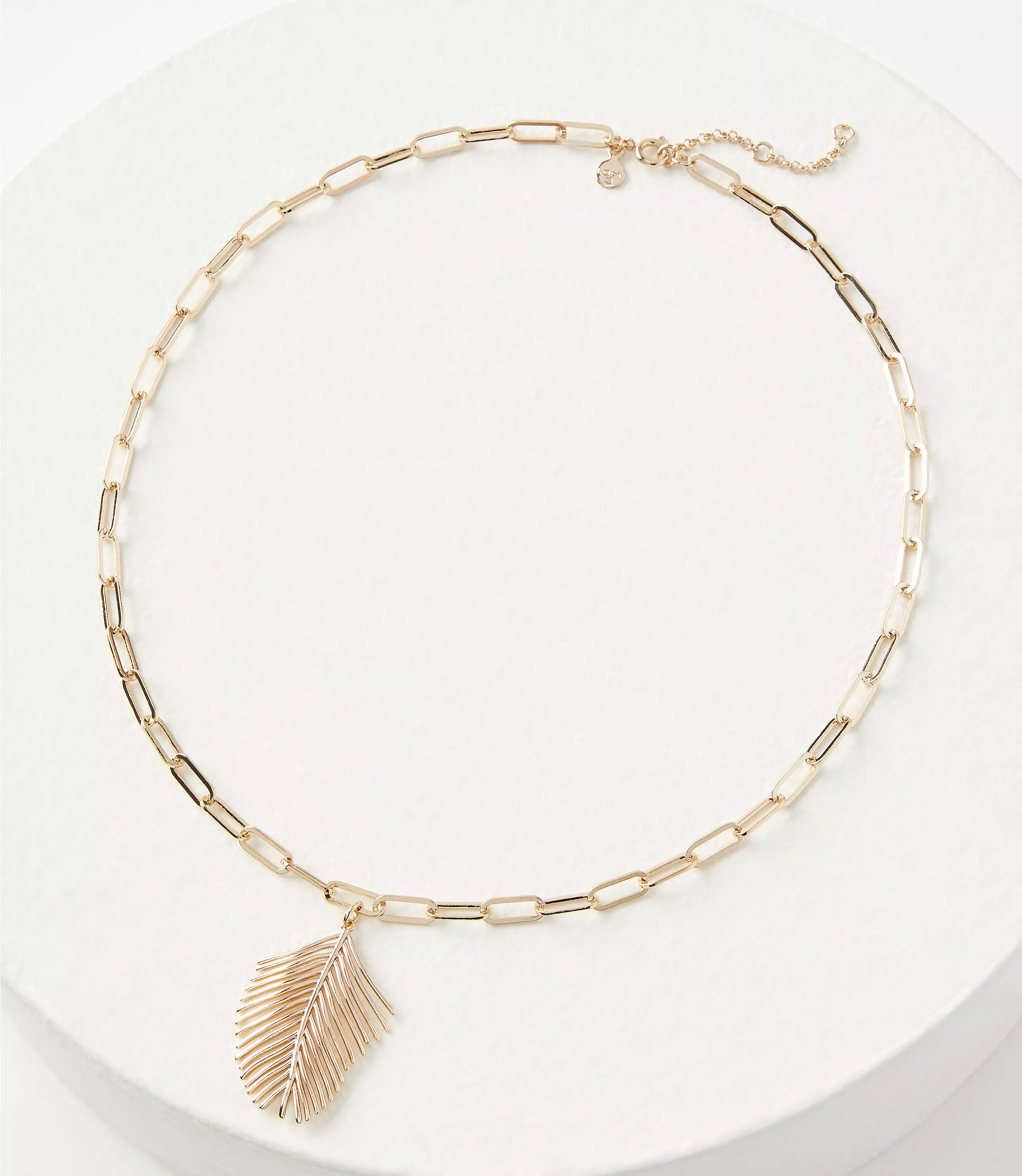 Palm Leaf Necklace | LOFT
