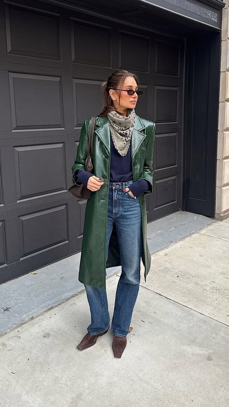 Another NYC OOTD 💚 

 