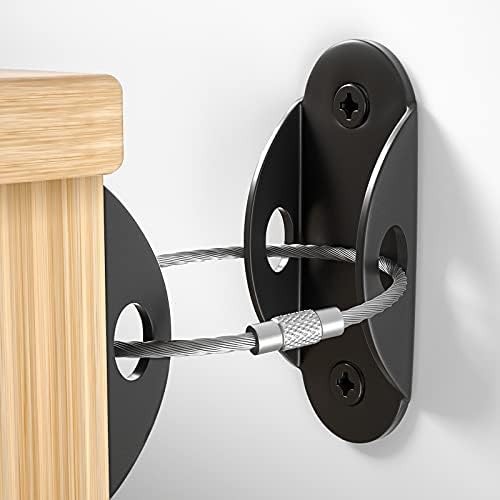 Furniture Anchors (10 Pack) Anti Tip Furniture Straps for Baby Proofing, 400lbs Tension Earthquake R | Amazon (US)