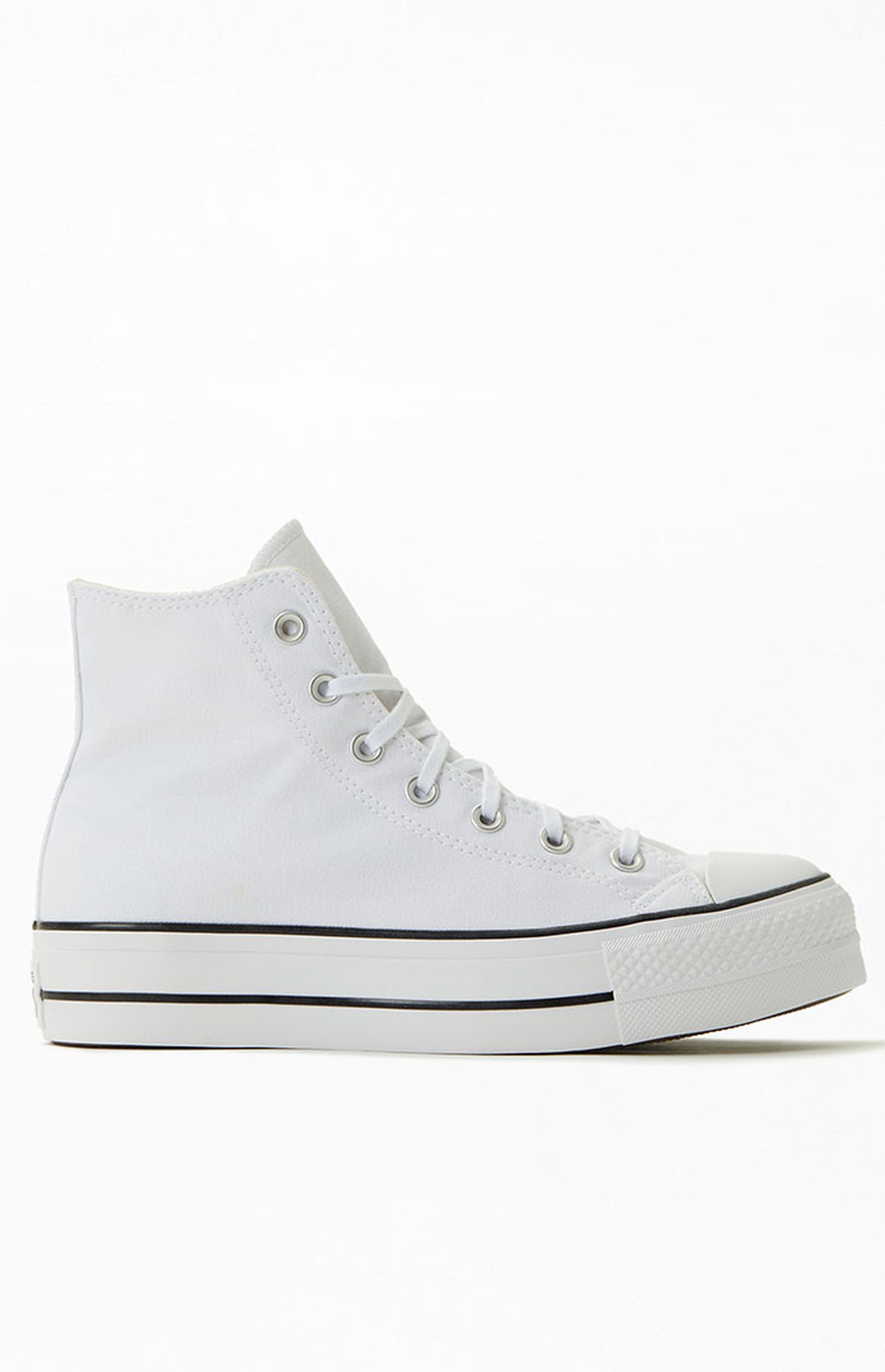 Converse White Chuck Taylor Platform High Top Sneakers | PacSun