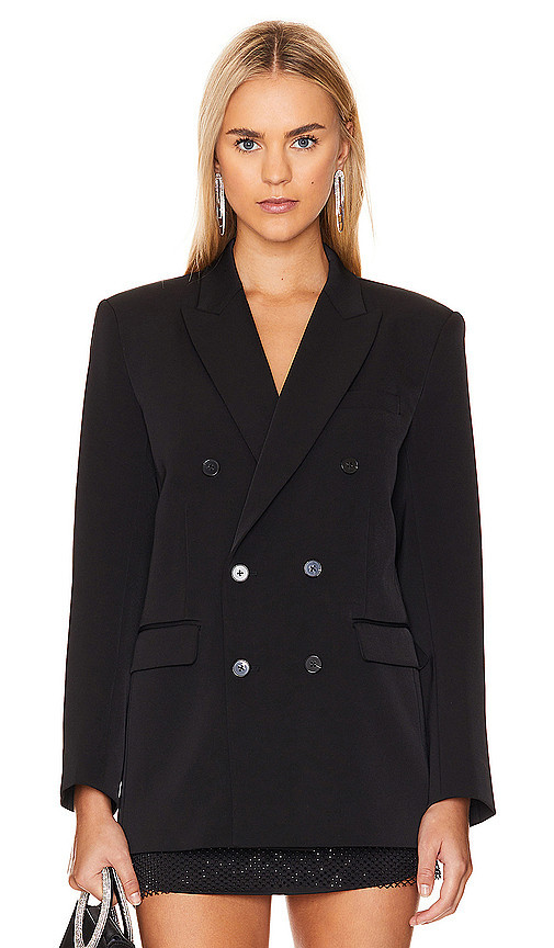 NBD Donna Blazer in Black. Size L | Revolve Clothing (Global)