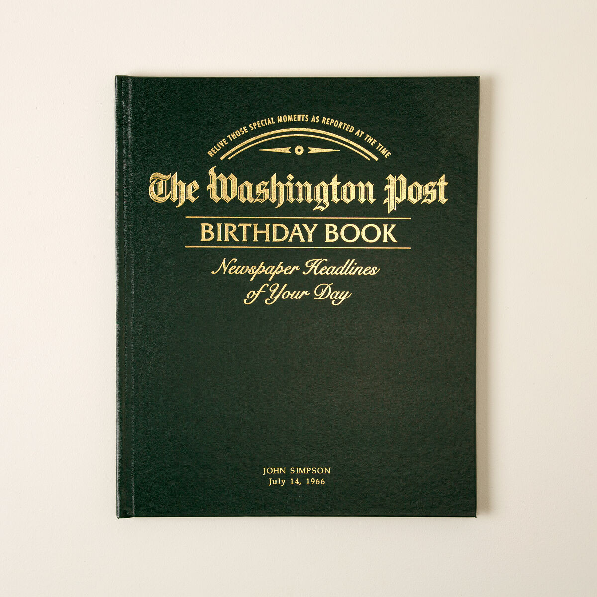 The Washington Post Custom Birthday Book | UncommonGoods