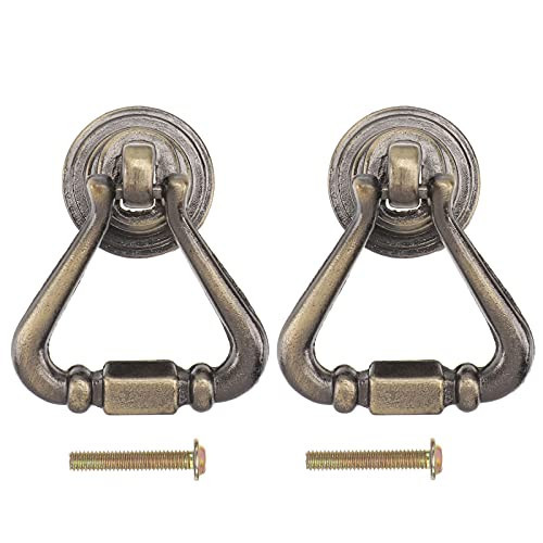 Tinksky Antique Cabinet Cupboard Wardrobe Drawer Knob Door Pull Handle - 1 Pair | Amazon (US)