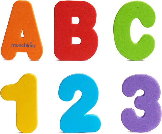 Munchkin® Learn™ Bath Letters and Numbers 36pc Toddler Bath Toy | Amazon (US)
