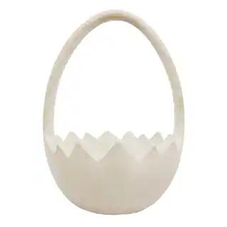 12" White Egg Shell Basket by Ashland® | Michaels Stores