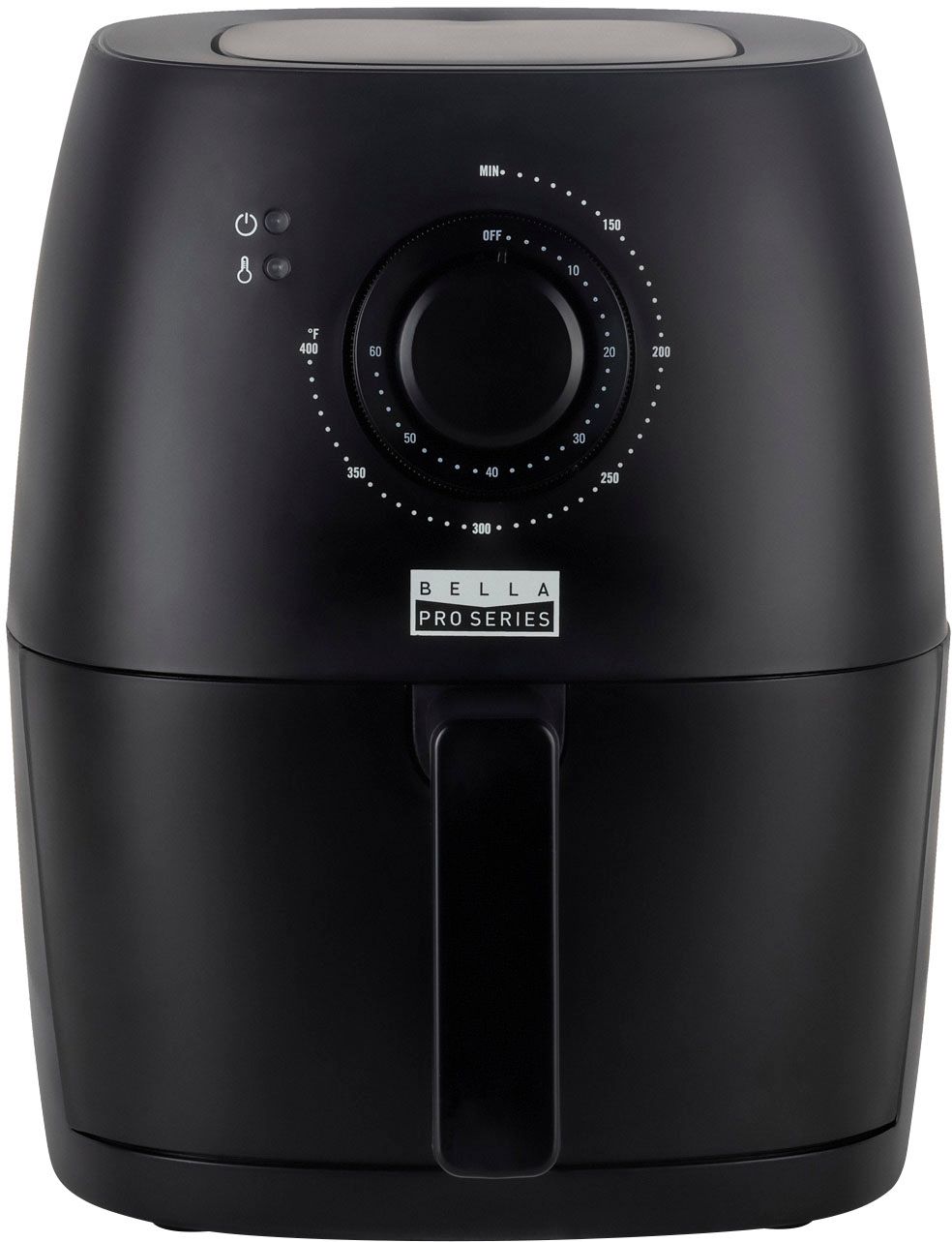 Bella Pro Series 3.7-qt. 2 in 1 Knob Analog Air Fryer Black 90173 - Best Buy | Best Buy U.S.