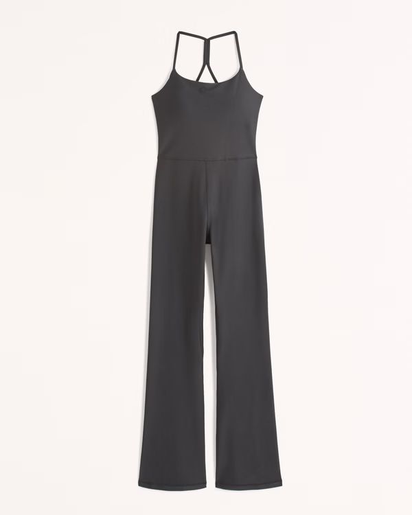 Women's YPB sculptLUX Full-Length Flare Onesie | Women's Clearance | Abercrombie.com | Abercrombie & Fitch (US)