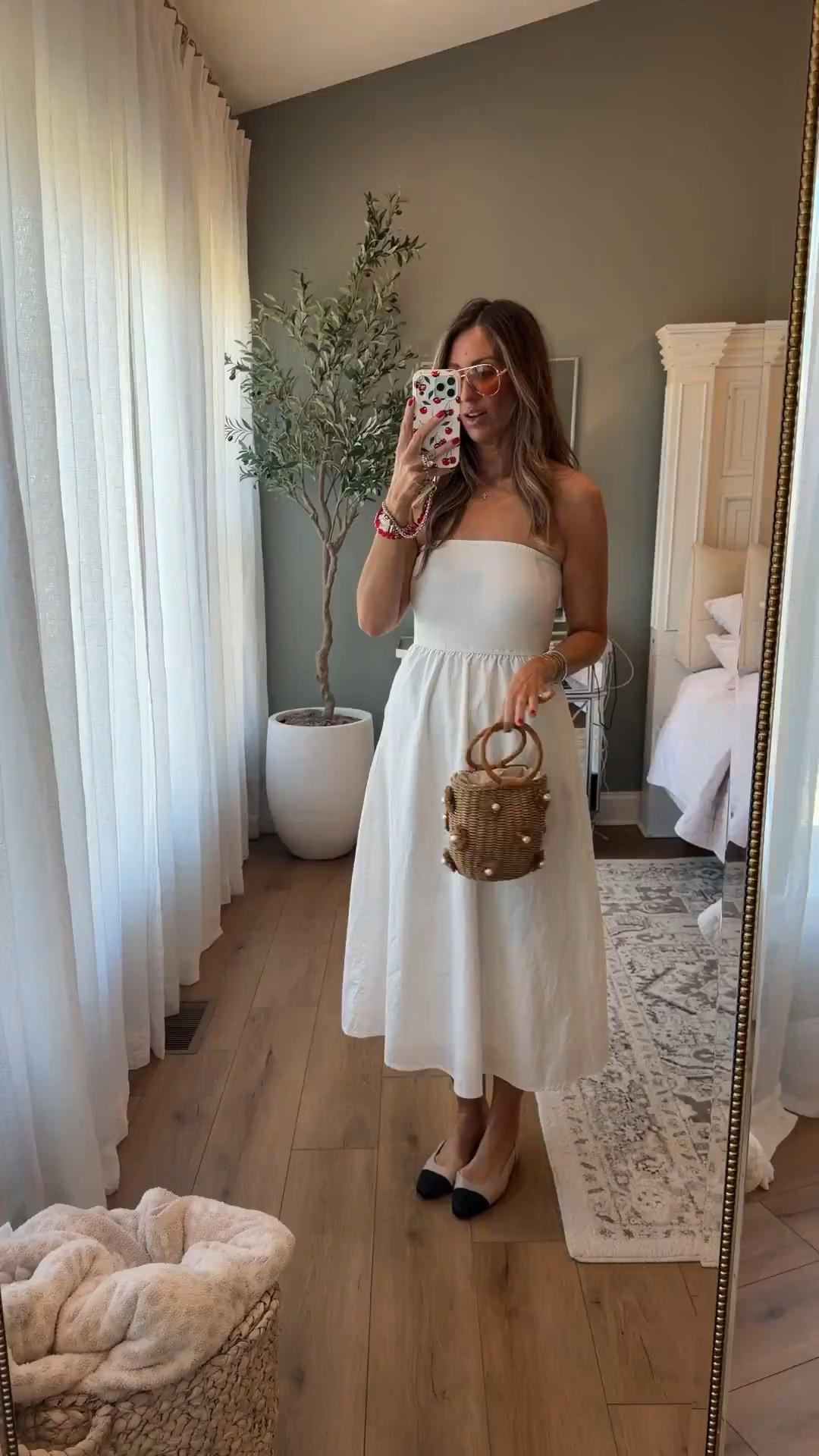 Affordable outfit inspo, summer vacation, date night outfit, strapless dress, midi dress, small handbag, themominstyle 

#LTKSwim #LTKSeasonal #LTKootd