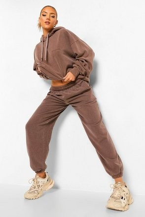 Ofcl Studio Overdyed Marl Tracksuit | Boohoo.com (US & CA)