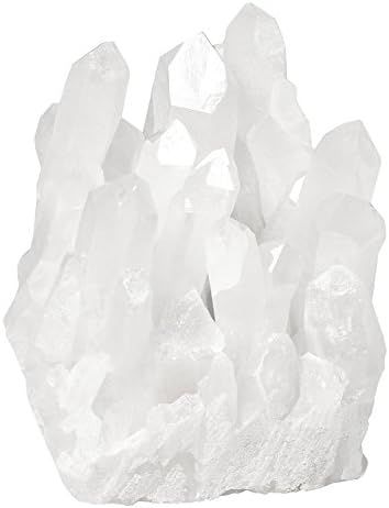Jovivi Irregular Natural Healing Clear Quartz Crystal Cluster 1.83"-3.5" Rock Minerals Druzy Geod... | Amazon (US)